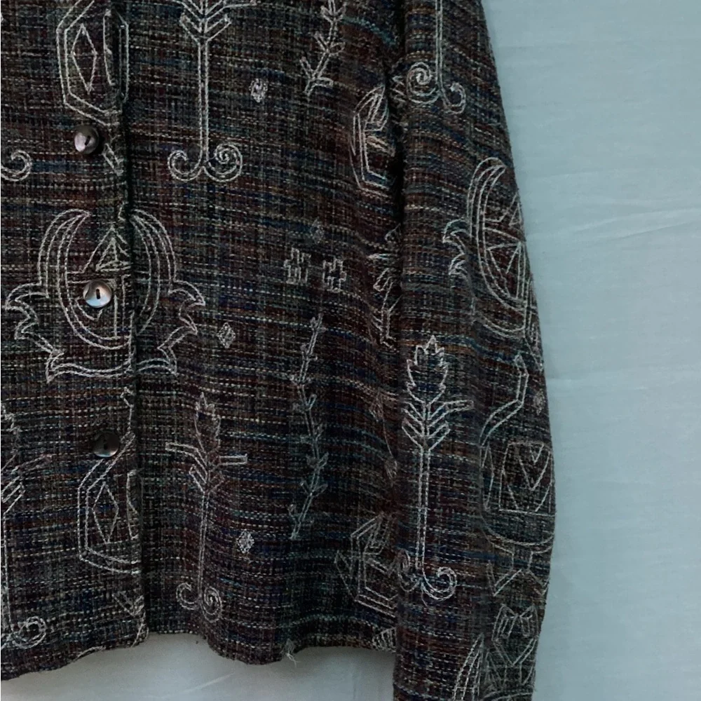 Stone ridge Embroidered Women’s Jacket/ Blazer Size Small - Picture 4 of 14